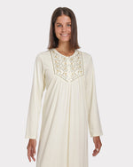 Rose House Gown | جلابية/قميص نوم قطن بطبعات ورد – Alenza