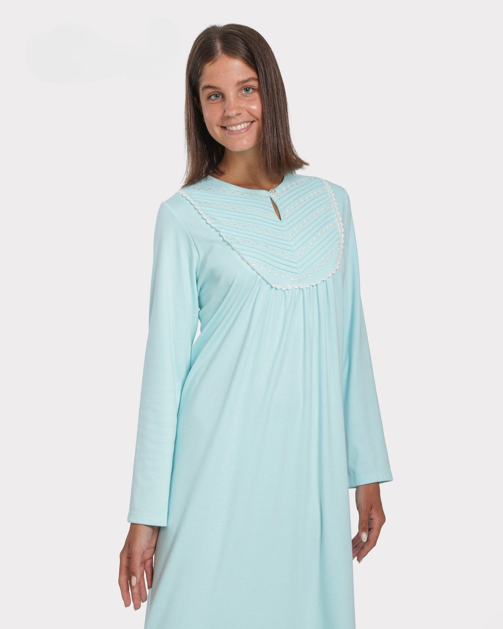 Beth Housegown | جلابية / قميص نوم قطن بيزك من النزا