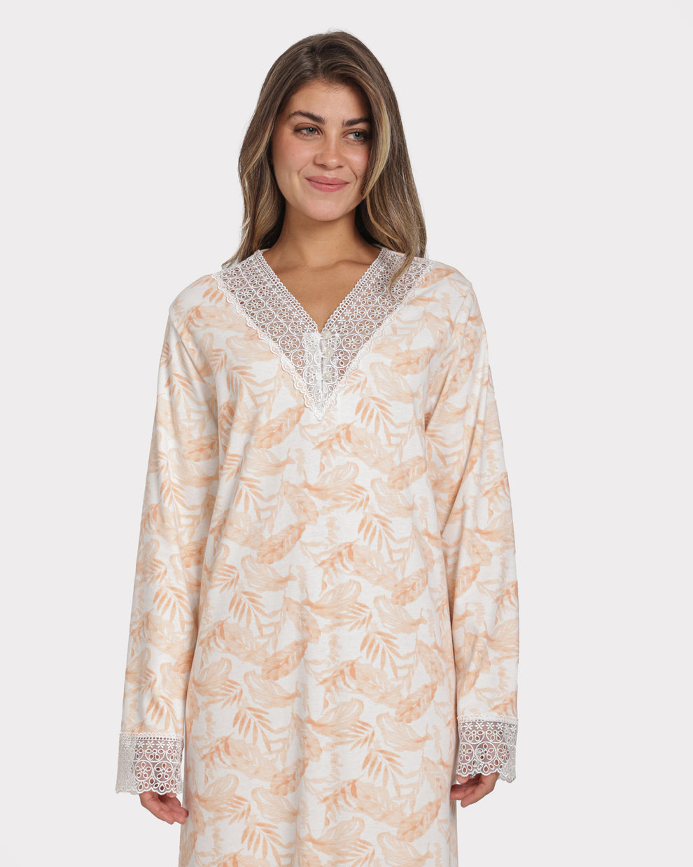 Tala Housegown | جلابية / قميص نوم زهري من النزا