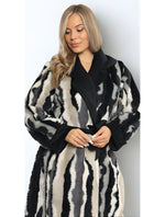 Luxurious long winter robe | روب شتوي طويل فخم