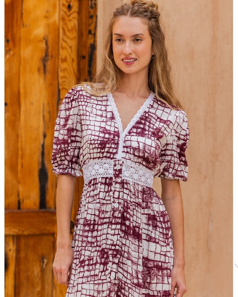 Printed Cotton Set – Short Sleeve طقم قطن مطبوع نص كم